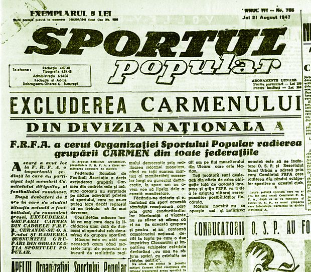 sportul popular carmen bucuresti