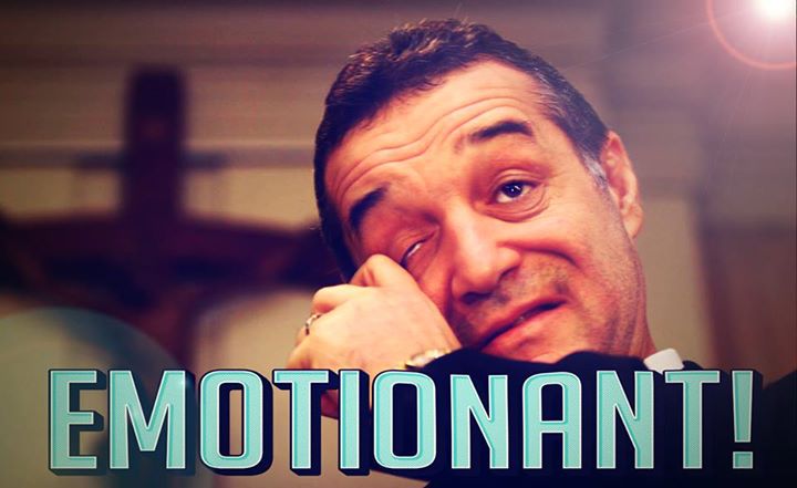 becali emotionant