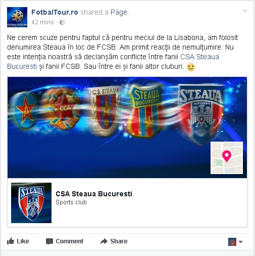 fcsb nu e Steaua