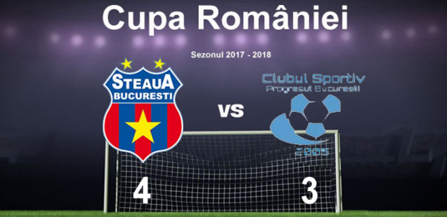 Steaua Bucuresti, CS Progresul 2005, Cupa Romaniei