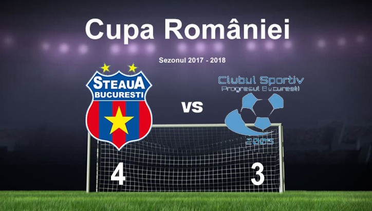 Cupa Romaniei Steaua Bucuresti CS Progresul 2005, 11(43, dupa