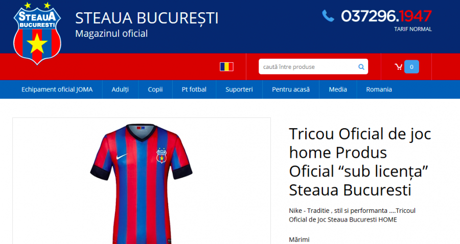 Magazinul oficial Steaua București - Cumpără online produsele oficiale  Steaua București