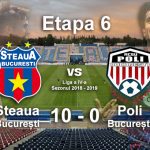 steaua bucuresti poli bucurești 10-0