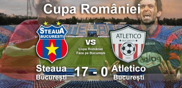 steaua bucuresti atletico bucuresti 17-0