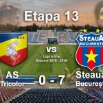 as tricolor steaua bucurești 0-7