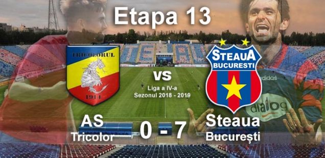 as tricolor steaua bucurești 0-7