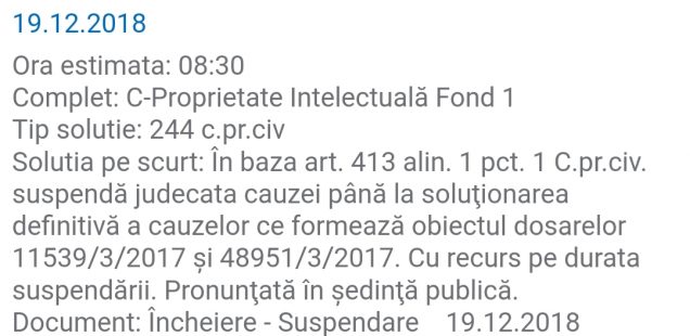 constanta moisescu procesul pentru anularea marcii fcsb