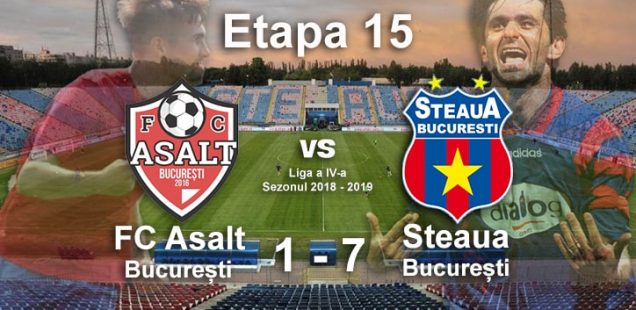 fc asalt Steaua București 1-7