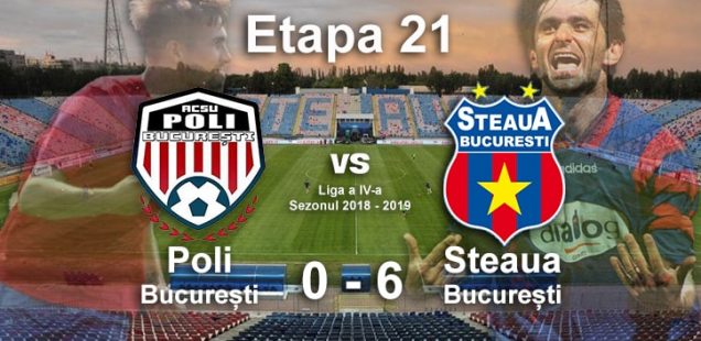 poli bucurești steaua bucurești 0-6