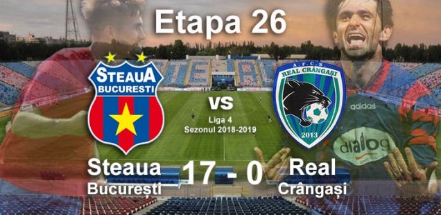 Steaua București Real Crângași 17-0