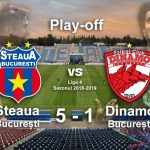 play-off Steaua Dinamo București 5-1
