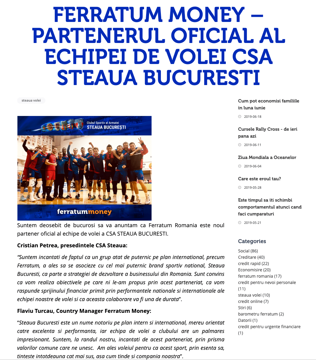 volei steaua