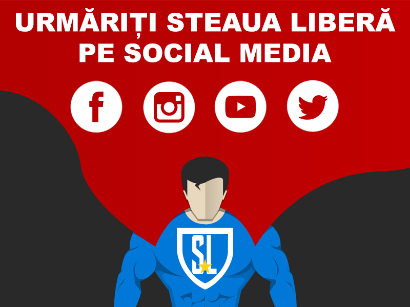 Urmăriți Steaua Liberă pe Social Media
