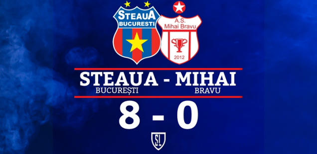 Steaua București - Mihai Bravu 8-0