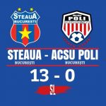 Steaua București - ACSU Politehnica 13-0