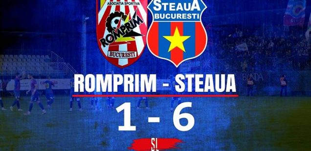 AS Romprim - Steaua, 1-6