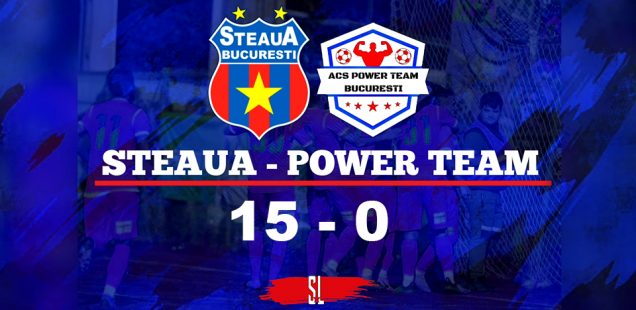 Steaua București - ACS Power Team 15-0