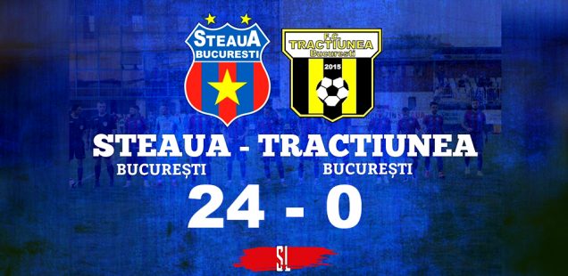 Steaua București - AS Tracțiunea 24-0