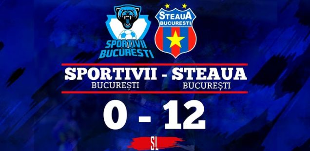 Sportivii București - Steaua bucurești