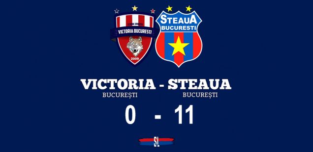 victoria bucurești - steaua bucurești 0-11