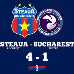 Steaua București - Bucharest United 4-1