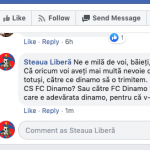 Steaua Liberă securiștii dinamo