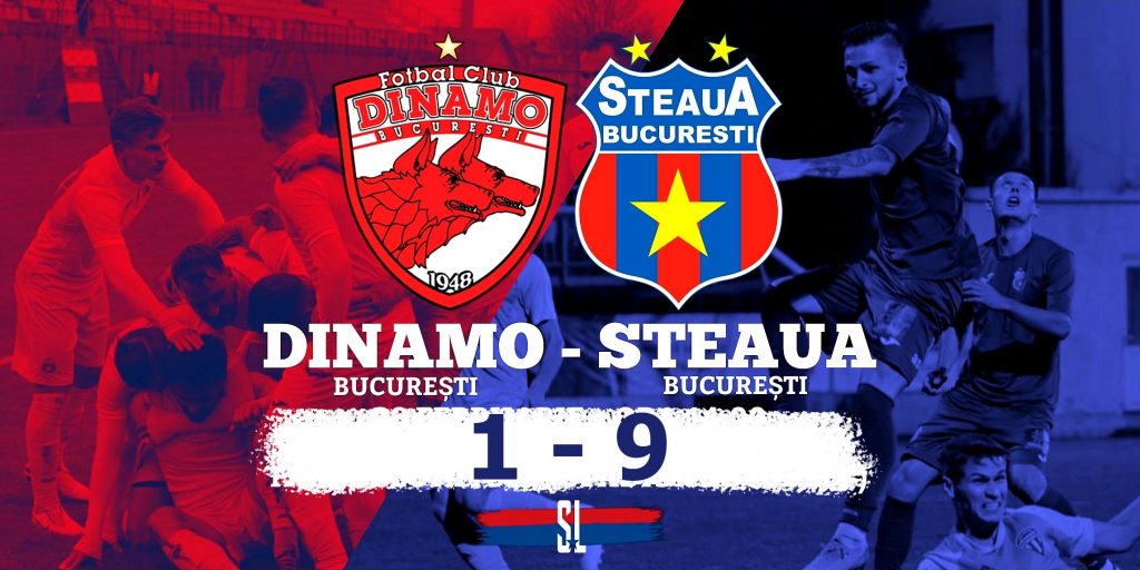 Dinamo București - Steaua București, 1-9 (0-6) - Steaua Liberă