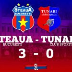 Steaua București - CS Tunari 3-0