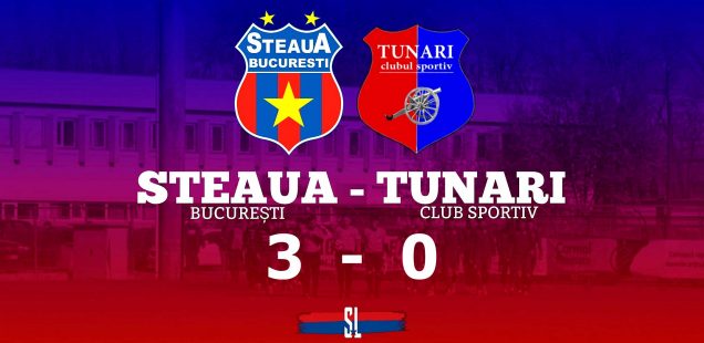 Steaua București - CS Tunari 3-0