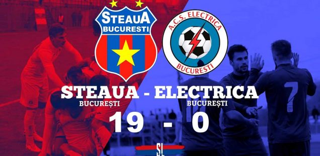 Steaua București - ACS Electrica 19-0