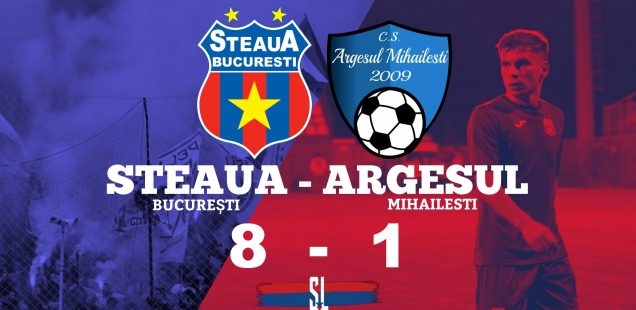Steaua București Argeșul Mihăilești 8-1