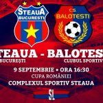 Steaua București - CS Balotești cupa romaniei