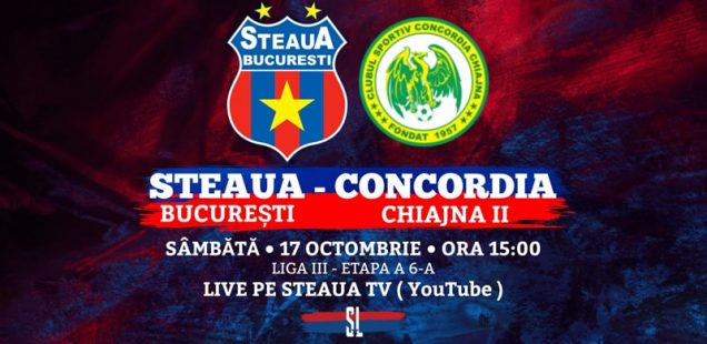 Avancronică: Steaua București - Concordia Chiajna 2