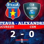 Steaua București - CSM Alexandria 2-0