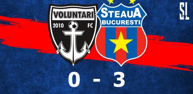 fc voluntari steaua bucuresti 0-3