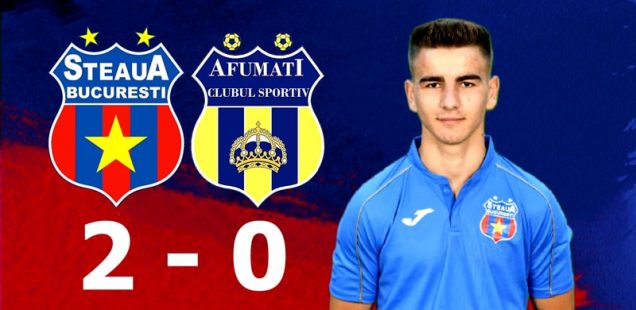 steaua bucurești cs afumați 2-0