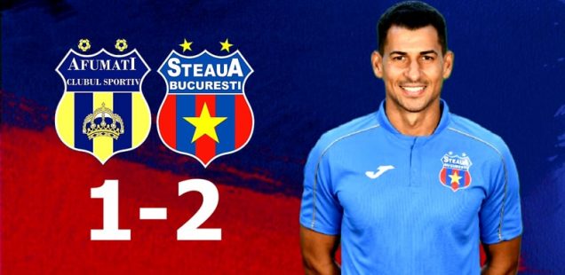 steaua bucurești a promovat în liga 2 cs afumați steaua bucurești 1-2