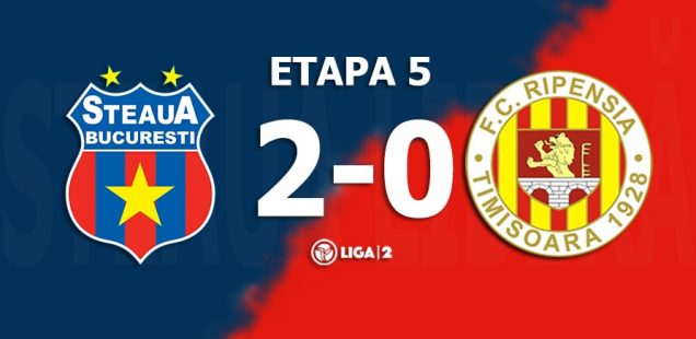 Steaua București Ripensia Timișoara 2-0