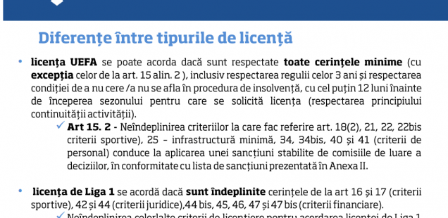 licență liga 1