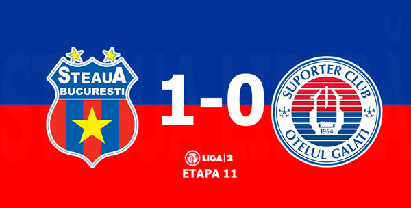 steaua oțelul 1-0