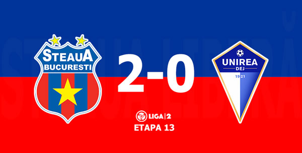 steaua bucurești unirea dej 2-0