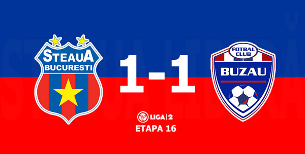 steaua bucurești fc buzău 1-1