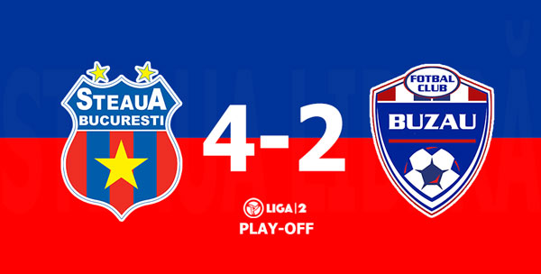 Steaua București - FC Buzău, 4-2 (3-1)