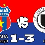 Steaua București U Cluj 1-3