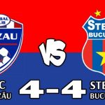 fc buzău steaua bucurești 4-4