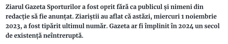 gsp nu e gazeta sporturilor