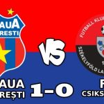 Steaua București csikszereda 1-0