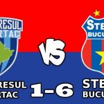 progresul spartac steaua bucurești 1-6