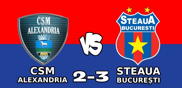 csm alexandria steaua bucurești 2-3