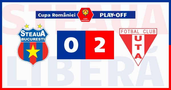 steaua bucurești uta 0 - 2